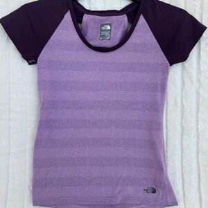 Women's Purple Raglan Sleeve Top